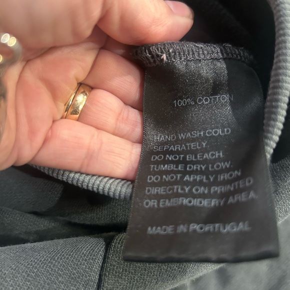 SAINT PERRY Men's Grey Cotton Sweatpant - Vintage Gray - Picture 7 of 9